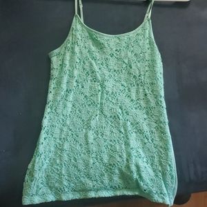 Mint green tank top